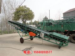 移動(dòng)升降皮帶輸送機(jī)化肥飼料裝車(chē)皮帶機(jī) 2臺(tái)DY600-10米皮帶輸送機(jī)